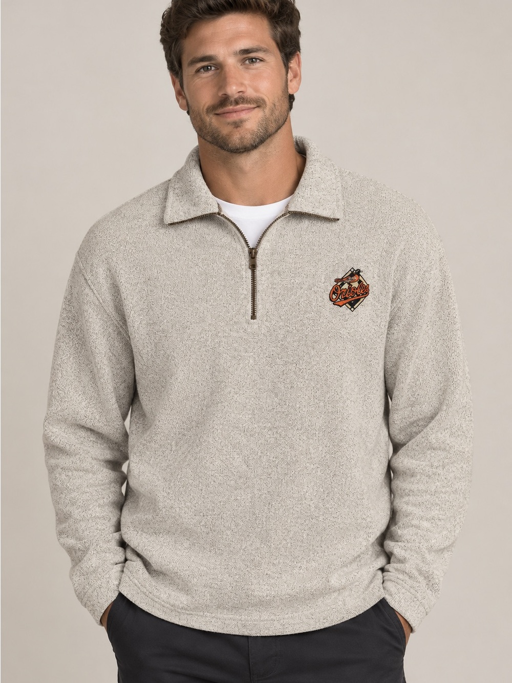 Gear For Sports Men's Half-Zip Pullover - Baltimore Orioles